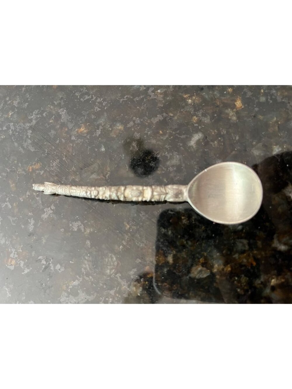 Small Canadian Souvenir Pewter Spoon A965